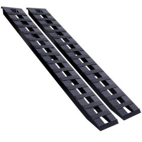 Heavy-Duty Ramps With Top Hook Attaching End, Universal Loading Ramp For Motorcycle, Tractor, ATV  UT 84 X 14 8800 LBS 1 Pair 2 Ramps Aluminum ,B