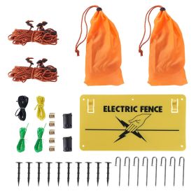VEVOR Electric Fence Netting, 35 H X 164inch L, PE Net Fencing With Posts & Double-Spiked Stakes, Utility Portable Mesh For Goats, Sheep, Lambs,