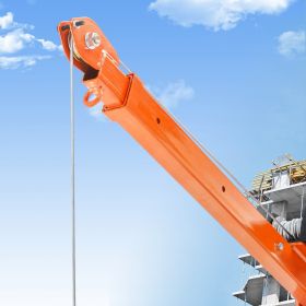 Electric Pickup Truck Crane Hoist Crane 1100 Lbs 360° Swivel Hoist Lift
