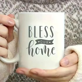&quot;The Eternal Life of God&quot; Funny Ceramic Coffee Mug - 11 oz Milk Tumbler Water Tumbler with Saying and