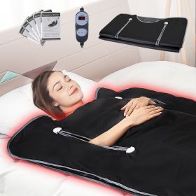 VEVOR Sauna Blanket For Detoxification, Portable Far Infrared Sauna For Home, Oxford Sauna Bag Warm Holes & Carbon Fiber Heating, 1-6 Level Adjus
