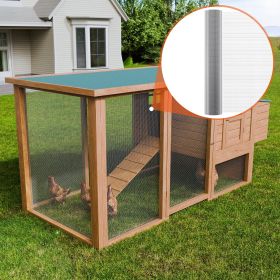 Hardware Cloth, 1/4 Inch 48in X 100 Ft 23 Gauge, Hot Dipped Galvanized Wire Mesh Roll, Chicken Wire Fencing, Wire Mesh For Rabbit Cages, Garden, (Option: Silver)