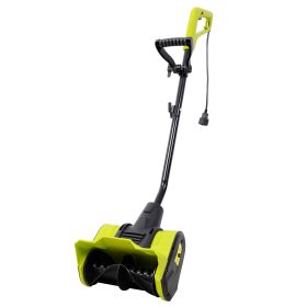 12-Inch Corded Snow Blower,120V-60Hz,ETL Certificate,Black And Green Color (Option: BlackGreen)