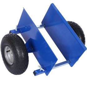600lb Panel Dolly , 10in. Pneumatic Wheels ,blue (Option: Blue)