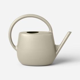 1 Gallon Plastic Watering Can, Black – Durable Long Spout Watering Can For Indoor & Outdoor Garden Plants (Option: Ivory)