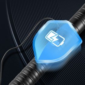 Light Sword 2 Pack 7 RGB Colors Rechargeable Light Up Sword (Option: Black)