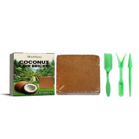 Plant Coconut Shell Fiber Brick Set Plant Cultivation Growth Nutrition Soil Pot Plant Meadow Flower Fertilizer (Option: Default)