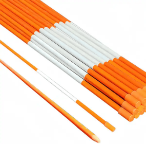 Snow Marker,rod ,orange,50pcs (Option: 50PCS)