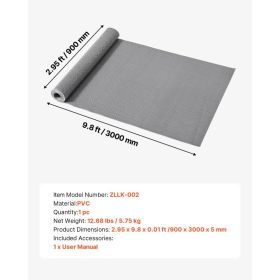 Drainage Mat, 3 X 10 Ft, PVC Non Slip Commercial Floor Mat, Wet Area Water Drain Splash Matting Hollow Doormat Roll, For Outdoor Indoor Restauran (Option: Black)