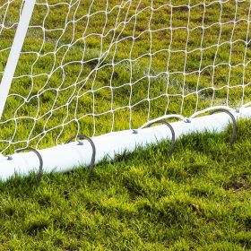 12-Inch 8 Pack Rebar Stakes Heavy Duty U Shape Galvanized Steel Ground Anchors (Option: Black)