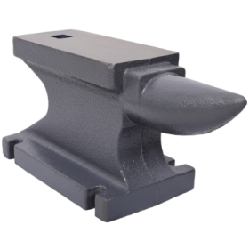 55LB  25KG  Cast Iron Anvil,with Square Horn And Stable Base,for Bending, Shaping,and Twisting,Gray (Option: Gray)
