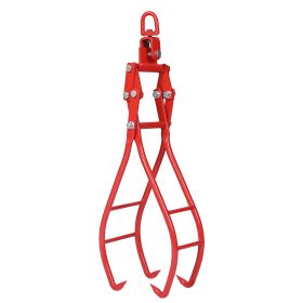 4 Claw Timber Log Lifting Logging Tongs Grabber Tong 36 (Option: Red)