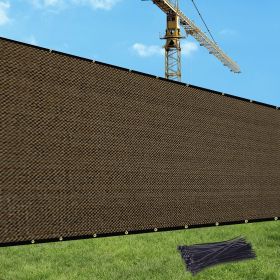 Prohibited From Sale On Amazon XISHAN Fence 4'X50' Dark Grey,Black,Dark Green,Brown HDPE  130 Grams (Option: 4X50ft-Brown)