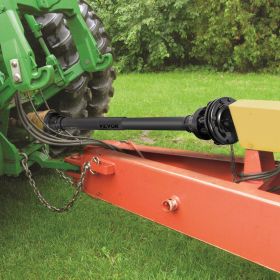 PTO Shaft, 1-3/8' PTO Drive Shaft, 6 Spline Both Ends PTO Driveline Shaft, Series 5 Tractor PTO Shaft, 43'-57' Brush Hog PTO Shaft, Black PTO Sha (Option: Black)