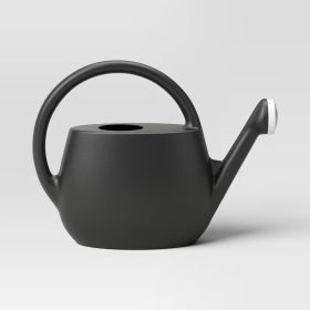 2 Gallon Plastic Watering Can, Black – Long Spout Watering Can For Indoor & Outdoor Garden Plants (Option: Black)