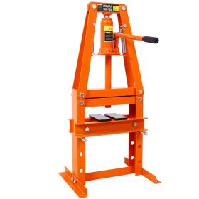 Hydraulic Power Units, 6-Ton Benchtop Hydraulic A-Frame Shop Press With Press Plates, Hydraulic 6 Ton Garage Floor Adjustable Shop Press With Pla (Option: Orange)