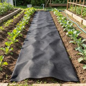 15x20FT Non Woven Geotextile Fabric , Heavy Duty Landscape Fabric for Landscaping, Weed Barrier & French Drain Drainage Fabric, Ground Cover for (Option: 45918867)