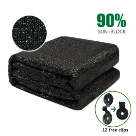 8ft*50ft Black Shade Net Fabric Provides Efficient Shading, Premium Materials, And An Enhanced Plant Growth Environment. (Option: 8ft50ft)