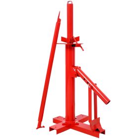 Portable Manual Tire Changer 8 To 16 Tire Changer Bead Breaker Mounting Tool Manual Steel Tire Changing Tool For Car Truck Home Garage Small Auto (Option: Red)