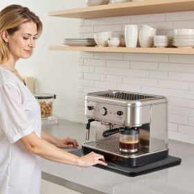 Appliance Slider 10.5 X 13 In Sliding Tray For Coffee Maker Black (Option: Black)
