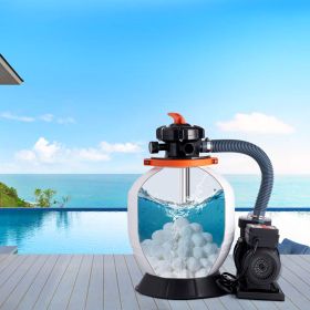 Pool Filter Balls For Sand Filter Pump 1.5 Lbs Reusable For Swimming Pool (Option: White)