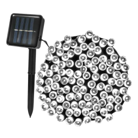 Solar String Lights LED Solar Power Fairy String Light 12M LEDs 8 (Option: Cool White)