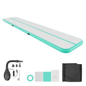 Inflatable Gymnastics Air Mat 16.4 Ft Training Mats W/ Electric Pump, 4 Inches Thick Sturdy Tumble Track, Tumbling Mat For Home Use/Gym/Outdoor/Y (Option: Default)