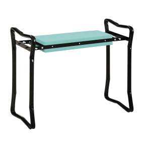 Padded Garden Kneeler and Seat Bench, Padded Foldable Garden Stool, Green (Option: Green-295x140x610 mm)