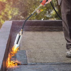 Propane Weed Torch Burner Ice Snow Melter 1800000 BTU 10 Ft Hose Portable (Option: Multicolor)